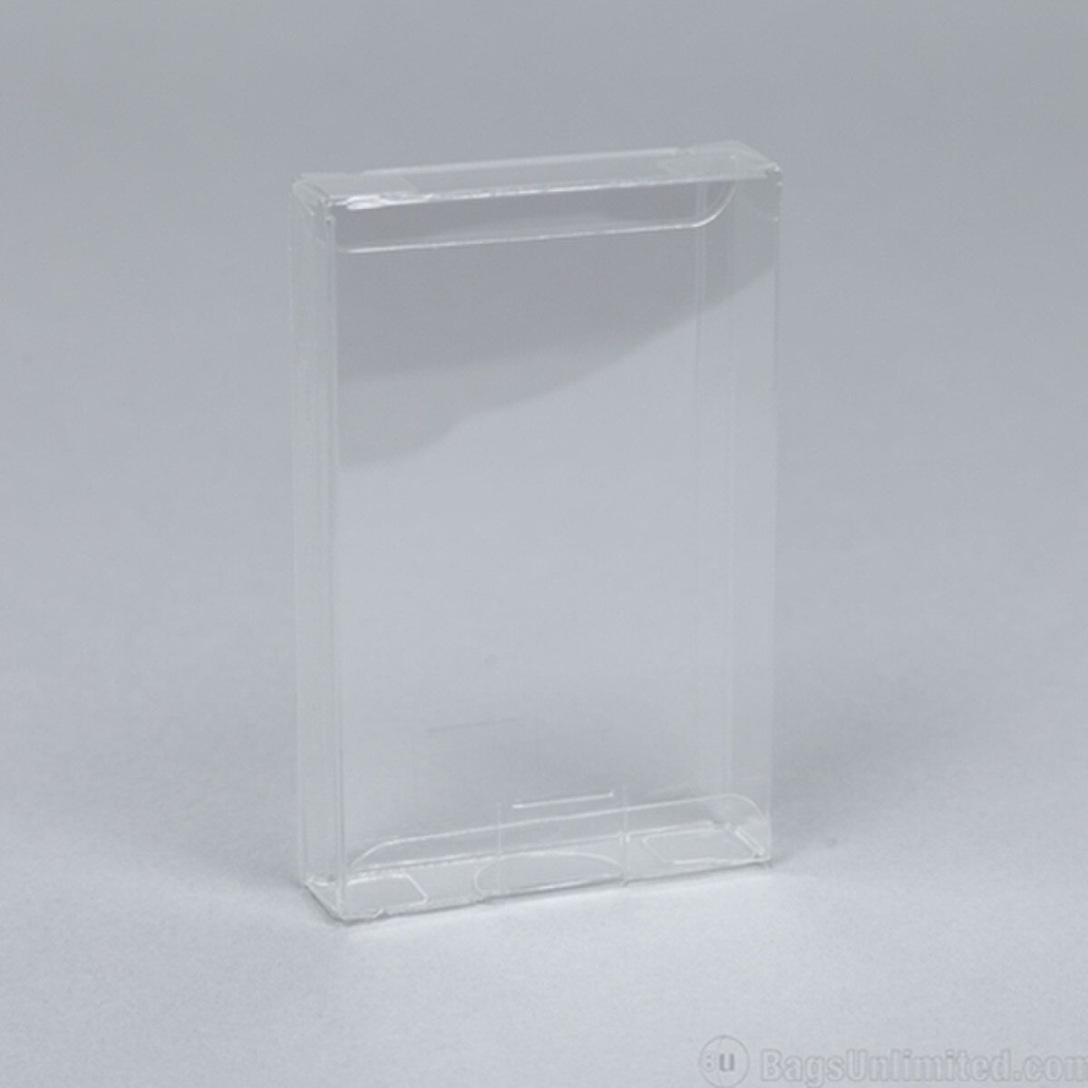 Crystal-clear audio cassette case p